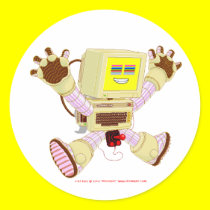 8 Bit Buzz v1.0 Sticker stickers