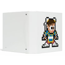 8-Bit Chun-Li Vinyl Binder