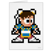 8-Bit Chun-Li Card