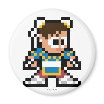 8-Bit Chun-Li Refrigerator Magnet