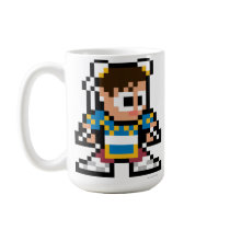 8-Bit Chun-Li Mugs