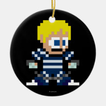 8-Bit Cody Christmas Ornaments