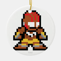 8-Bit Dhalsim Christmas Ornaments