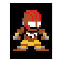 8-Bit Dhalsim Postcards