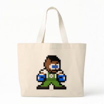 8-Bit Dudley Tote Bags