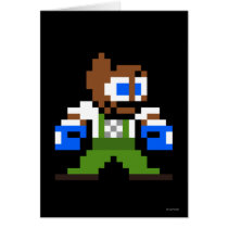 8-Bit Dudley Greeting Card