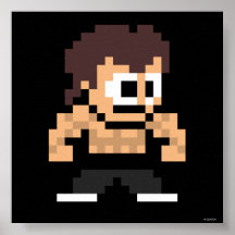 8-Bit Fei Long Print