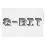 8-bit - Gamer, Gaming, Video Games, Games, Retro Greeting Card