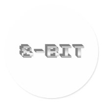 8-bit - Gamer, Gaming, Video Games, Games, Retro stickers by CasuallyHardcore 8-bit - Gamer, Gaming, Video Games, Games, Retro stickers