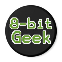 8-bit Geek Humorous Nerd magnets