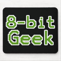 8-bit Geek Humorous Nerd mousepads by BoogieMonst 8-bit Geek Humorous Nerd mousepads