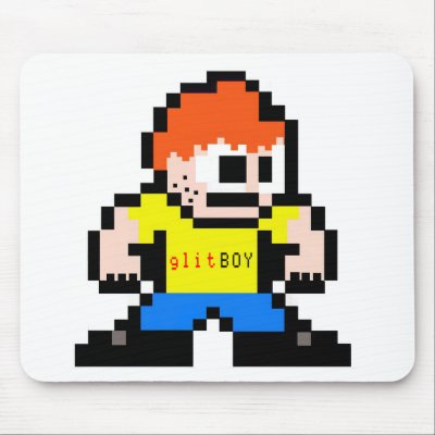 8-Bit glit Mousepad by madison833