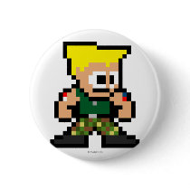 8-Bit Guile Pinback Button