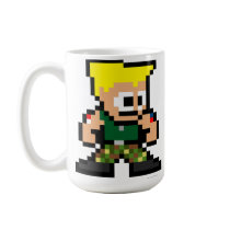 8-Bit Guile Coffee Mugs