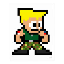 8-Bit Guile Postcards