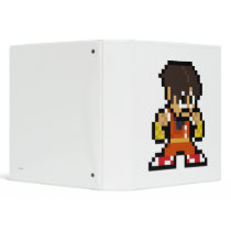 8-Bit Guy 3 Ring Binders