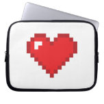 8 Bit Heart Computer Sleeves