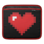 8 Bit Heart Sleeves For iPads