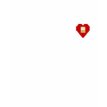 8-Bit Heart t-shirts by Oskuup 8-Bit Heart t-shirts