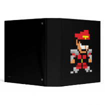 8-Bit M. Bison 3 Ring Binder