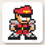 8-Bit M. Bison Coaster