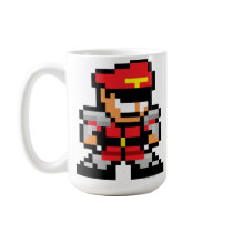 8-Bit M. Bison Coffee Mug