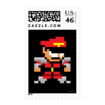 8-Bit M. Bison Stamps