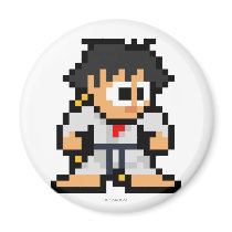 8-Bit Makoto Refrigerator Magnet