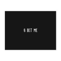 8 bit me postcards