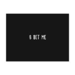 8 bit me postcards