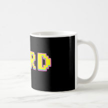 8 Bit Pixelated Nerd Coffee Mugs
