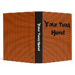 8-Bit Retro Brick, Orange binders