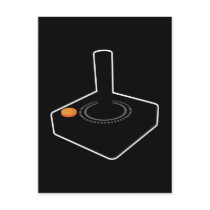 8-bit retro gaming joystick postcards by strk3 8-bit retro gaming joystick postcards