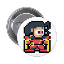 8-Bit Rose buttons