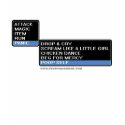 8 Bit RPG Battle Menu t-shirts