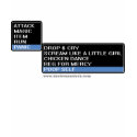 8 Bit RPG Battle Menu t-shirts
