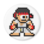 8-Bit Ryu Refrigerator Magnet