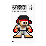 8-Bit Ryu Postage Stamps