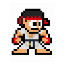 8-Bit Ryu Postcards