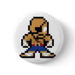 8-Bit Sagat Pinback Button
