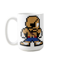 8-Bit Sagat Coffee Mug