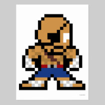 8-Bit Sagat postcards