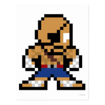 8-Bit Sagat Post Cards