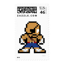 8-Bit Sagat Postage Stamp