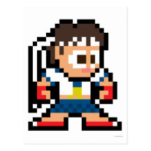 8-Bit Sakura Postcard