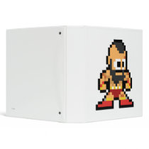 8-Bit Zangief 3 Ring Binders