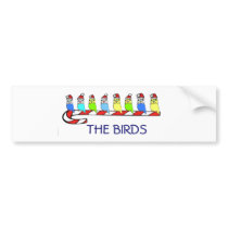 8 Budgies bumper stickers by nature_art 8 Budgies bumper stickers