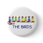 8 Budgies Buttons