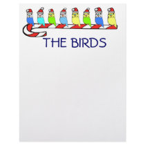 8 Budgies Customized Letterhead