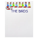 8 Budgies Customized Letterhead